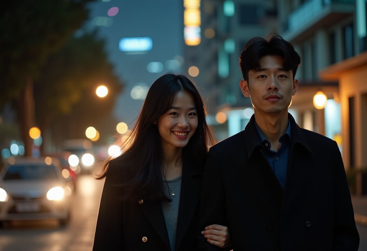 每日大赛 - 顶流小花深夜与神秘男子同回公寓，疑似恋情曝光